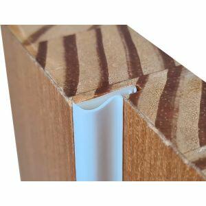 Protetor de Borracha para Porta 6062 5M Branco Belledoor