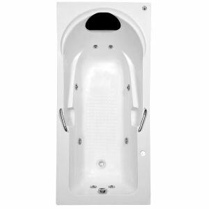 Banheira Acrílica com Hidro 1,35x0,80m Capri Branco Astra