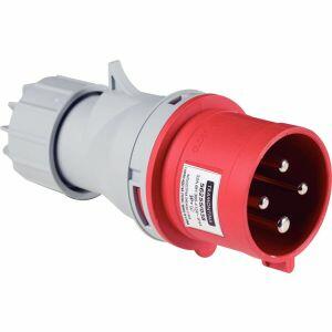 Plugue Móvel Industrial 32a 3p+t 380-415 06h Vermelho Tramontina