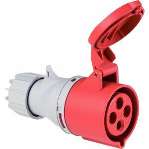 Tomada Acoplamento Industrial 32a 3p+t 380-415v 6h Vermelho Tramontina