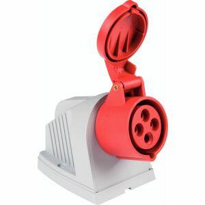 Tomada Sobrepor Industrial 32a 3p+t 380-415v 6h Vermelho Tramontina Tomada Sobrepor Industrial 32a 3p+t 380-415v 6h Vermelho Tramontina