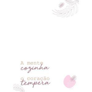 Kit Pano Copa 46x69cm Coração Rs Filato Home