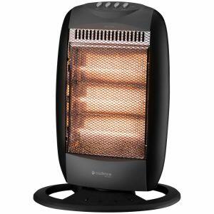 Aquecedor Ambiente Halogênio 1200w Aqc305 Preto Cadence