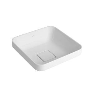 Cuba para Banheiro de Sobrepor Louça 30cm Slim Branco Quadrada Deca Cuba para Banheiro de Sobrepor Louça 30cm Slim Branco Quadrada Deca