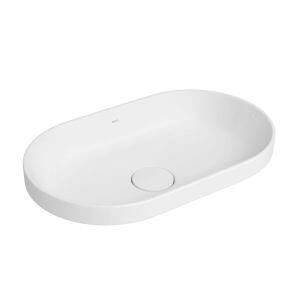 Cuba para Banheiro de Sobrepor Louça Slim Branco Oval 50cm Deca Cuba para Banheiro de Sobrepor Louça Slim Branco Oval 50cm Deca
