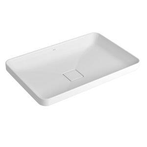 Cuba para Banheiro de Sobrepor Louça Slim Branco Retangular 60cm Deca Cuba para Banheiro de Sobrepor Louça Slim Branco Retangular 60cm Deca