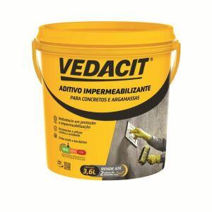 Aditivo Impermeabilizante para Concreto 3,6L Vedacit Aditivo Impermeabilizante para Concreto 3,6L Vedacit