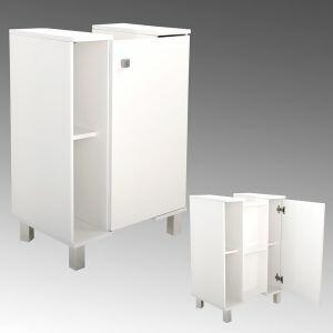 Gabinete para Banheiro MDP Athenas Branco Móveis Sander