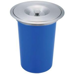 Lixeira de Embutir para Bancada 8L Inox Addra