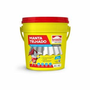 Manta Telhado 18kg Brasilit Branco Manta Telhado 18kg Brasilit Branco