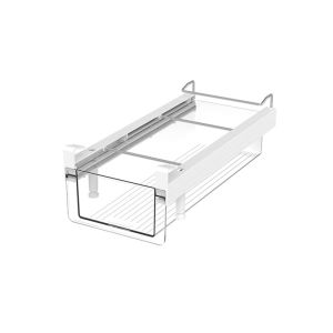 Cesto Organizador Bogarim Transparente Com divisória36x16,7cm 6,9l Casa&Ideia