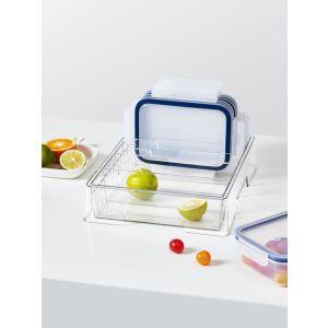 Organizador P /Tampas Amarilis 36,6x29,5cm Transparente Casa&Ideia
