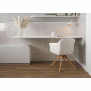 Revestimento Parede Prisma Off White Bold Brilhante 7x25 Eliane