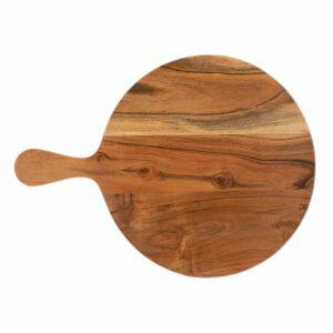 Tabua de Cozinha Tosi 47,5x35x2cm Madeira Natural Redonda Casa&ideia Tabua de Cozinha Tosi 47,5x35x2cm Madeira Natural Redonda Casa&ideia