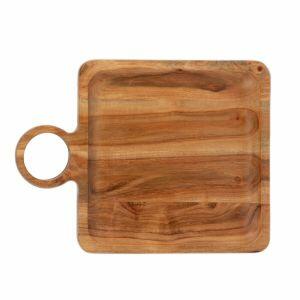 Tabua de Cozinha Spina 33x24x2,5cm Madeira Natural Retangular Casa&ideia Tabua de Cozinha Spina 33x24x2,5cm Madeira Natural Retangular Casa&ideia