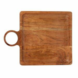 Tabua de Cozinha Spina 39x30x2,5cm Madeira Natural Retangular Casa&ideia Tabua de Cozinha Spina 39x30x2,5cm Madeira Natural Retangular Casa&ideia