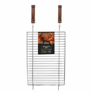 Grelha de Churrasco Dupla Inox 36x50cm Grilazer