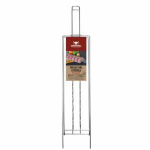 Grelha de Churrasco para Linguiça 12x48cm Grilazer