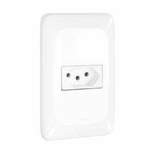 Conjunto Interruptor Brilhant 1 Módulo 20A 2P+T 4x2 Branco Pial