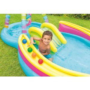 Piscina Playground Rainbow Funnel 206 Litros Intex Piscina Playground Rainbow Funnel 206 Litros Intex