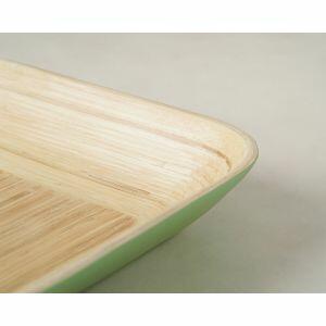 Bandeja Bambu Metake Verde Fosco Quadrada 30x30x5,5 Casa&ideia Bandeja Bambu Metake Verde Fosco Quadrada 30x30x5,5 Casa&ideia