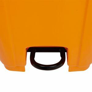 Lixeira Seletiva 120l Laranja com Pedal Casa&ideia Lixeira Seletiva 120l Laranja com Pedal Casa&ideia