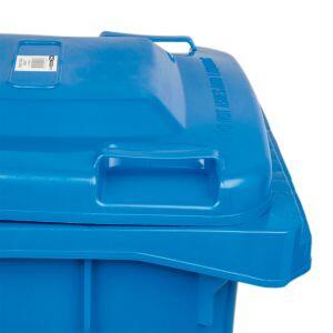 Lixeira Seletiva 120l Azul com Roda Casa&ideia Lixeira Seletiva 120l Azul com Roda Casa&ideia