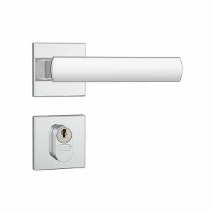 Fechadura Roseta Quadrada Externa 40MM 803/35 Inox Stam Fechadura Roseta Quadrada Externa 40MM 803/35 Inox Stam