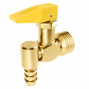 Registro Fecha Rápido Corta Fogo 1/2" Bsp 3/8" Tm 90º Latão Roco
