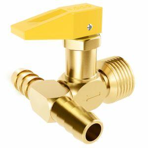 Registro Fecha Rapido Corta Fogo 1/2'' Bsp 3/8'' Tm Latão Roco