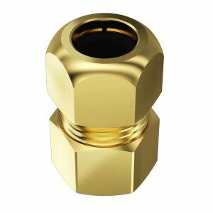 Adaptador De Aperto Rápido 1/2 Bsp 3/8 Latão Roco