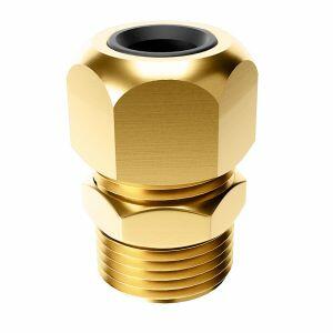 Adaptador De Aperto Rápido 1/2 Bsp 3/8 Latão Roco