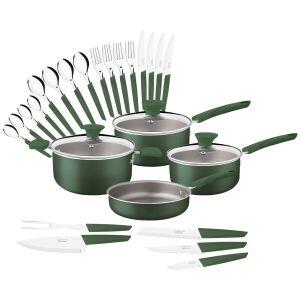 Kit Cozinha 25 Peças Lyf Verde Tramontina