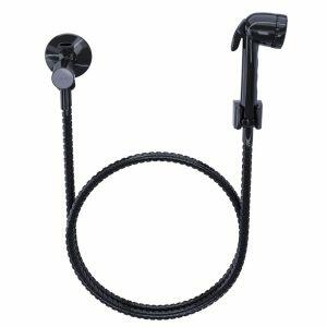 Ducha Higiênica com Registro Preto Blukit