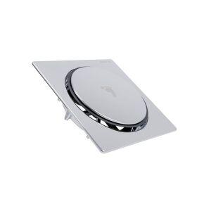 Ralo Click 15x15 Quadrado Cromado Stamplas