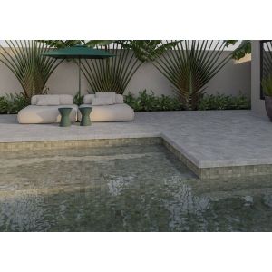 Porcelanato Capri Glacial Ma Bold Natural 20x20 Eliane