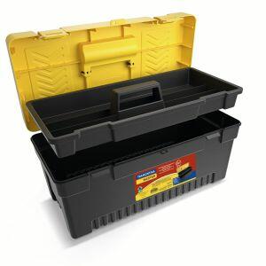 Caixa para Ferramentas 20" Caixa Plástica 2 Amarelo Preto Tramontina