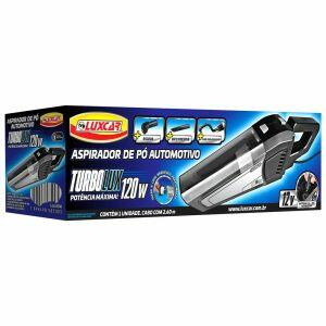 Aspirador de Pó 12v Automotivo Turbolux Preto Luxcar