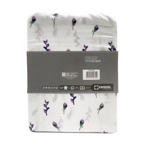 Jogo de Cama Casal 140x190cm Dreams Lavanda Retangular Diagonal