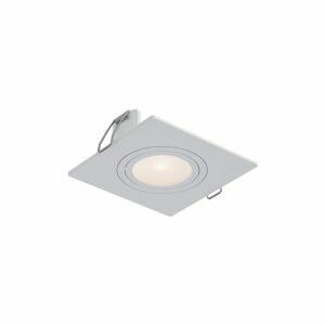 Spot Embutir Quadrado Mr16 Gu10 Play Branco Bivolt Vitralux