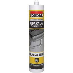 Veda Calha Adesivo Alumínio 260ml/280gr Soudal