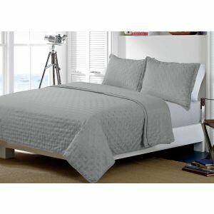 Jogo de Fronhas Dreams 50x70cm Cinza Retangular Diagonal