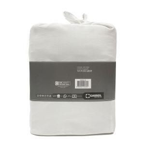 Jogo de Cama Casal 140x190cm Dreams Branco Retangular Diagonal