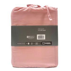 Jogo de Cama Casal 140x190cm Dreams Rose Retangular Diagonal