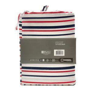 Jogo de Cama Solteiro Dreams Listras Retangular 90x190cm Diagonal