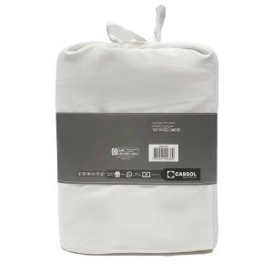 Jogo de Cama Queen 158x198cm Dreams Branco Retangular Diagonal