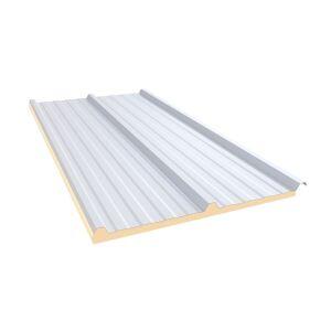 Telha Termica 1,00X5,65mx20mm Aço Filme Branco Neve Kingspan