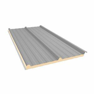 Telha Termica 1,00X5,65mx20mm Aço Filme Grafite Kingspan