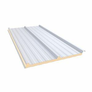 Telha Termica 1,00X5,65mx20mm Aço Branco Neve Kingspan