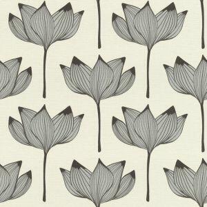 Papel Parede Folhagens Branco 0,53x10m Diagonal